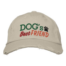 Dog's Best Friend by SRF Embroidered Baseball Cap