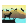 Dogs By The Sea Post Card