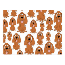 Dogs. Cartoon Hounds. Post Cards