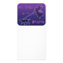 Dogs Go To Heaven Photo Card