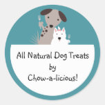 dogs homemade pet food chef package stickers