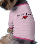 Dog's love dog t-shirt