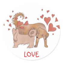 Dogs' Love stickers