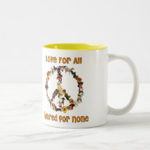 Dogs Of Peace Coffee Mugs