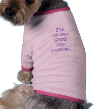 Dog's owner dog clothes