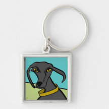 Dogs Rock Keychain