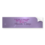 Dogtags & Diamonds Bumper Sticker