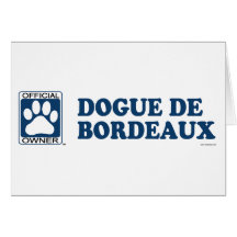 Dogue De Bordeaux Blue Card
