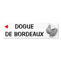 DOGUE DE BORDEAUX BUMPER STICKER