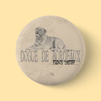 Dogue de Bordeaux buttons