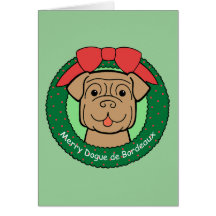 Dogue de Bordeaux Christmas Cards