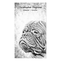 Dogue De Bordeaux - French Mastiff Business Cards