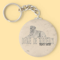 Dogue de Bordeaux keychains