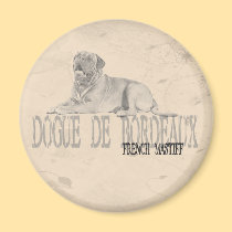 Dogue de Bordeaux magnets