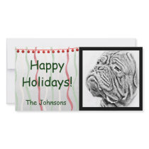 DOGUE DE BORDEAUX CUSTOM PHOTO CARD