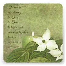 Dogwood Blossoms Wedding Invitation
