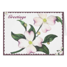 Dogwoods3, Greetings Greeting Cards