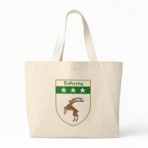 Doherty Coat of Arms/Family Crest Canvas Bags