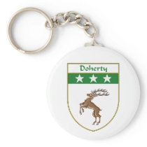 Doherty Coat of Arms/Family Crest Keychain