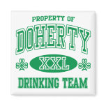 Doherty Irish Drinking Team Magnets