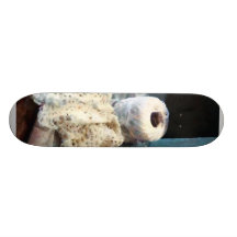Doily and Crochet Thread Skateboards