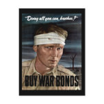 Doing all you can Buy War Bonds Post Cards