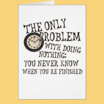 Doing Nothing cards