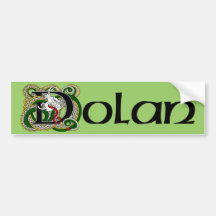 Dolan Celtic Dragon Bumper Sticker