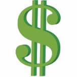 Dolar, sign, 3D Photo Cutout