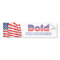 Dold for Congress Patriotic American Flag Bumper Stickers