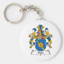 Doles Family Crest Key Chains