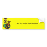 Doll Bear and Ball Toys Bumper Stickers