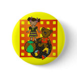 Doll Bear and Ball Toys Pins