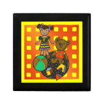 Doll Bear and Ball Toys Trinket Box
