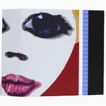 Doll Face 3 Ring Binders