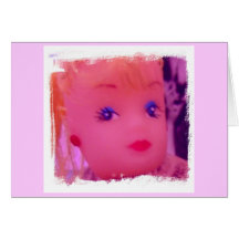 Doll Face Greeting Card