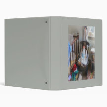 Doll in Nursery Vinyl Binder
