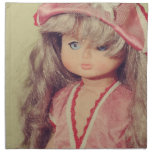 Doll portrait cloth napkins