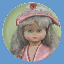 Doll portrait plates