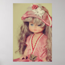 Doll portrait posters