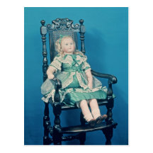 Doll, probably made by Charles Marsh, 1865 Postcards