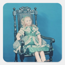 Doll, probably made by Charles Marsh, 1865 Sticker