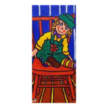 Doll Sitting by Piliero Rack Cards