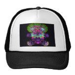 doll-with-green-hair abstract random fractal digit trucker hats