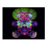 doll-with-green-hair abstract random fractal digit post cards