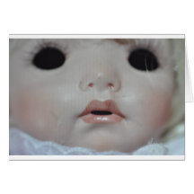 Doll with no Eyes Card