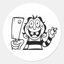 Dolla Round Stickers
