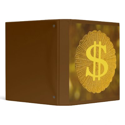 dollar sign vinyl binders by skaljac