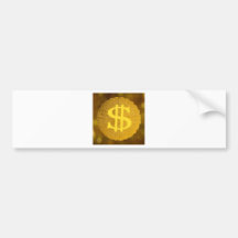 dollar sign bumper stickers