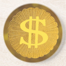 dollar sign coasters